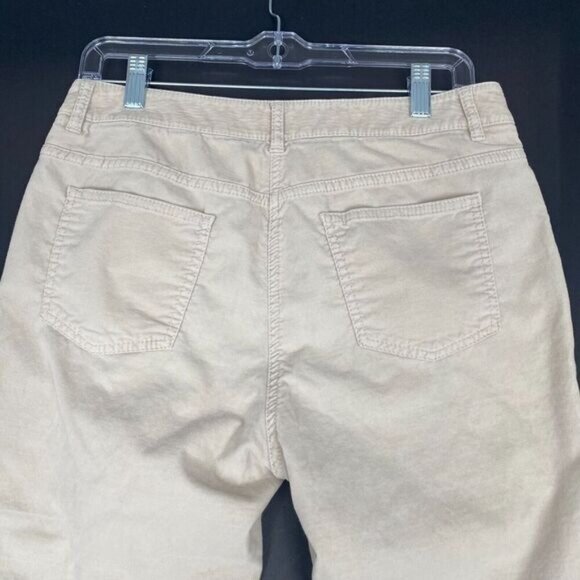 Boden Womens Pants Tan Size 8 Ankle Mid Rise  Stretch Cotton Blend Soft Comfort - Picture 10 of 15